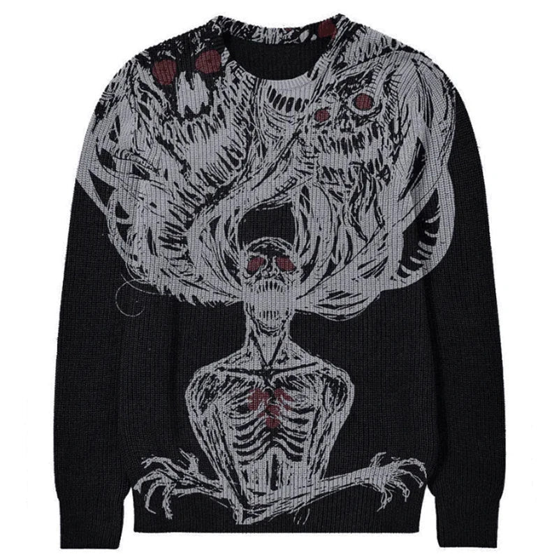 Men's Gothic Sweater - front studio view