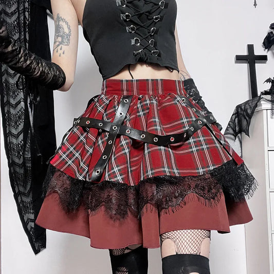 Mini Plaid Skirt