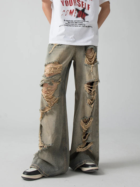 Men's Baggy Jeans - primary photo, shown with a person (1 of 3)