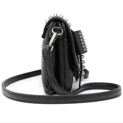 Hemlock Studded Skull Clutch Bag