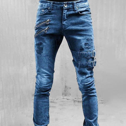Gothic Buckle Jeans - alternate lifestyle view (2 of 3)