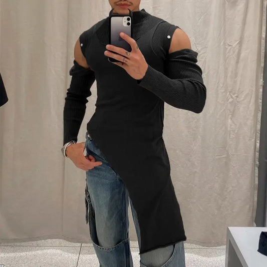 Men's Long Sleeve Top - primary photo, shown with a person (1 of 3)