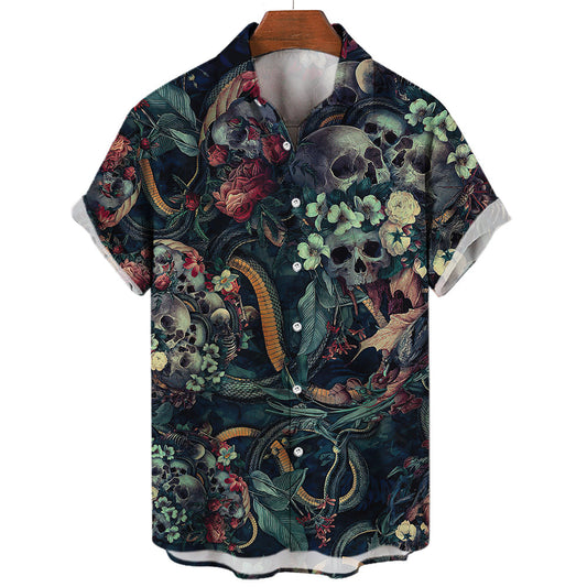 Aloha Skull T-Shirt - primary photo, shown with a person (1 of 4)